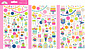 Cupcakes & Candles Mini Icons Stickers (9138)