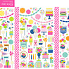 Doodlebug Design Cupcakes & Candles Mini Icons Stickers (9138)