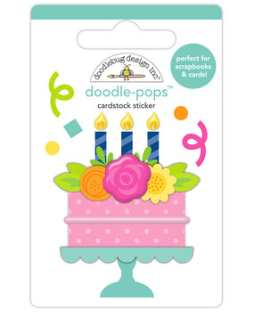 Doodlebug Design Cupcakes & Candles Doodle-Pops Birthday Cake (9133)