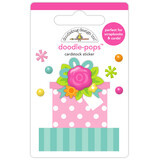 Doodlebug Design Cupcakes & Candles Doodle-Pops Wrapped in Ribbons (9129)