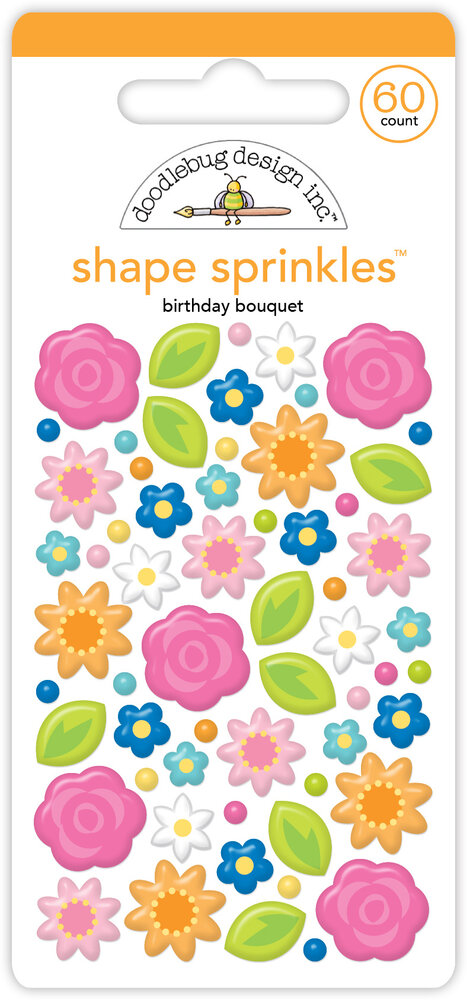 Doodlebug Design Cupcakes & Candles Shape Sprinkles Birthday Bouquet (9127) Doodlebug Design Cupcakes & Candles Shape Sprinkles Birthday Bouquet (9127)