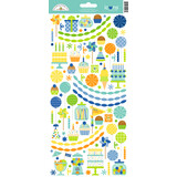 Doodlebug Design Balloons & Banners Icons Stickers (9207)