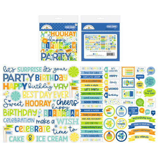 Doodlebug Design Balloons & Banners Chit Chat (9203) Doodlebug Design Balloons & Banners Chit Chat (9203)