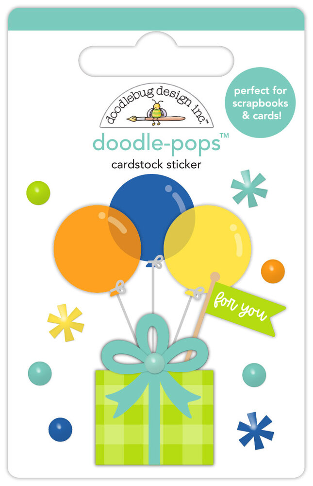 Doodlebug Design Balloons & Banners Doodle-Pops Surprise Party (9186) Doodlebug Design Balloons & Banners Doodle-Pops Surprise Party (9186)