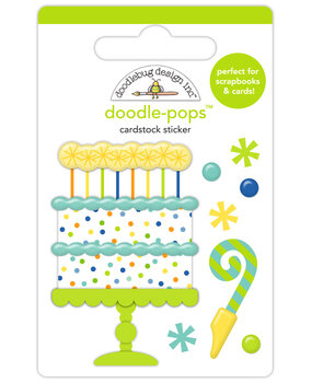 Doodlebug Design Balloons & Banners Doodle-Pops Party Time (9183)