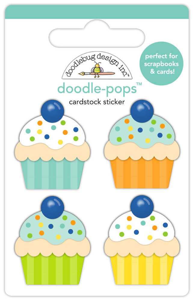 Doodlebug Design Balloons & Banners Doodle-Pops Sweet Cakes (9184) Doodlebug Design Balloons & Banners Doodle-Pops Sweet Cakes (9184)