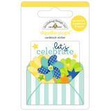 Doodlebug Design Balloons & Banners Doodle-Pops Let's Celebrate (9182)