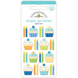 Doodlebug Design Balloons & Banners Shape Sprinkles Make A Wish (9177)