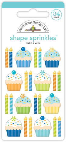 Doodlebug Design Balloons & Banners Shape Sprinkles Make A Wish (9177) Doodlebug Design Balloons & Banners Shape Sprinkles Make A Wish (9177)