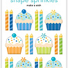 Doodlebug Design Balloons & Banners Shape Sprinkles Make A Wish (9177) Doodlebug Design Balloons & Banners Shape Sprinkles Make A Wish (9177)