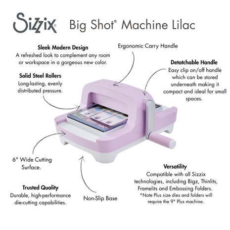 Sizzix Big Shot Machine Only Lilac (667242)