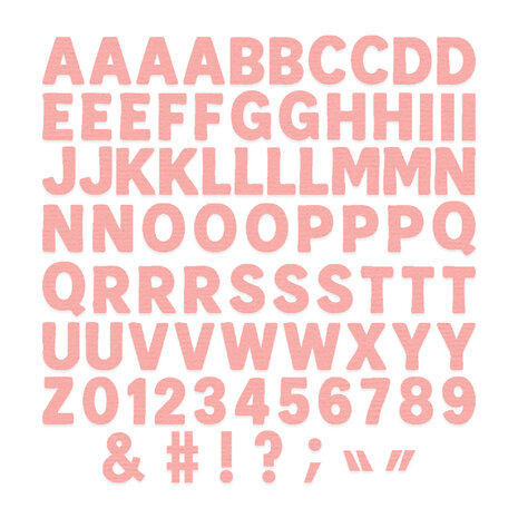 Sizzix Thinlits Die Mini Bold Alpha by Vicki Boutin (667198) Sizzix Thinlits Die Mini Bold Alpha by Vicki Boutin (667198)