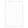 Sizzix Stencil A4 w/ Framelits Die Script Layering Stars (2+3pcs) by Vicki Boutin (667191) Sizzix Stencil A4 w/ Framelits Die Script Layering Stars (2+3pcs) by Vicki Boutin (667191)