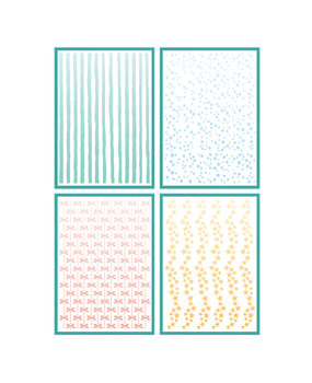 Sizzix Stencil A6 Holiday Layering Stripes (4pcs) by Vicki Boutin (667190) Sizzix Stencil A6 Holiday Layering Stripes (4pcs) by Vicki Boutin (667190)