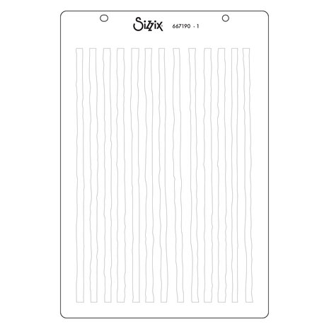 Sizzix Stencil A6 Holiday Layering Stripes (4pcs) by Vicki Boutin (667190) Sizzix Stencil A6 Holiday Layering Stripes (4pcs) by Vicki Boutin (667190)