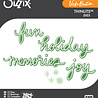 Sizzix Thinlits Die Vicki Holiday Script (15pcs) by Vicki Boutin (667189) Sizzix Thinlits Die Vicki Holiday Script (15pcs) by Vicki Boutin (667189)