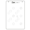 Sizzix Stencil A6 Flowers & Stripe Pattern (4pcs) by Letters by Shells (667204) Sizzix Stencil A6 Flowers & Stripe Pattern (4pcs) by Letters by Shells (667204)
