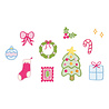 Sizzix Thinlits Die Holiday Cheer (15pcs) by Letters by Shells (667201) Sizzix Thinlits Die Holiday Cheer (15pcs) by Letters by Shells (667201)