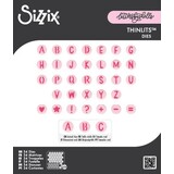 Sizzix Thinlits Die Alphabet Beads (34pcs) by Letters by Shells (667199)