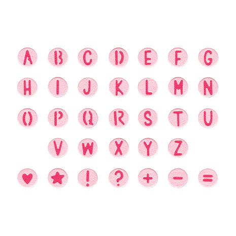Sizzix Thinlits Die Alphabet Beads (34pcs) by Letters by Shells (667199) Sizzix Thinlits Die Alphabet Beads (34pcs) by Letters by Shells (667199)