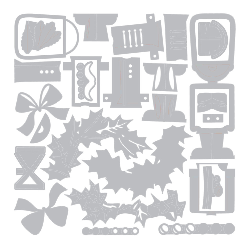 Sizzix Thinlits Die Yuletide Harvey (26pcs) by Tim Holtz (667255) Sizzix Thinlits Die Yuletide Harvey (26pcs) by Tim Holtz (667255)