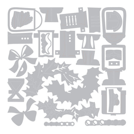 Sizzix Thinlits Die Yuletide Harvey (26pcs) by Tim Holtz (667255) Sizzix Thinlits Die Yuletide Harvey (26pcs) by Tim Holtz (667255)