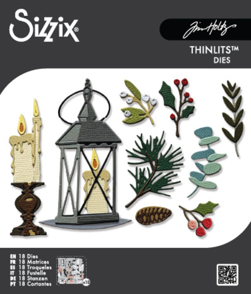 Sizzix Thinlits Die Vault Winter Candlelight (18pcs) by Tim Holtz (667254) Sizzix Thinlits Die Vault Winter Candlelight (18pcs) by Tim Holtz (667254)