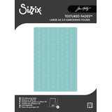 Sizzix 2D Texture Fades w/ A5 Embossing Folder Vault Snowflakes #3 by Tim Holtz (667251)