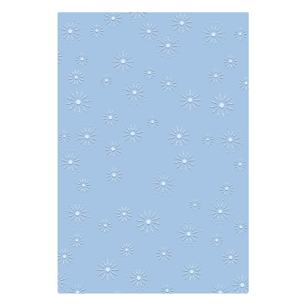 Sizzix 2D Texture Fades w/ A5 Embossing Folder Vault Sparkle Stars by Tim Holtz (667250) Sizzix 2D Texture Fades w/ A5 Embossing Folder Vault Sparkle Stars by Tim Holtz (667250)