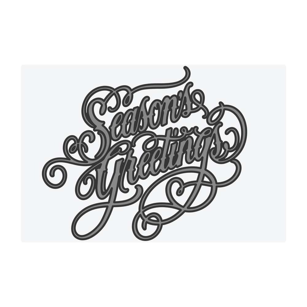Sizzix Multilevel Texture Fades w/ A6 Embossing Folder Vault Seasons Greetings by Tim Holtz (667249) Sizzix Multilevel Texture Fades w/ A6 Embossing Folder Vault Seasons Greetings by Tim Holtz (667249)