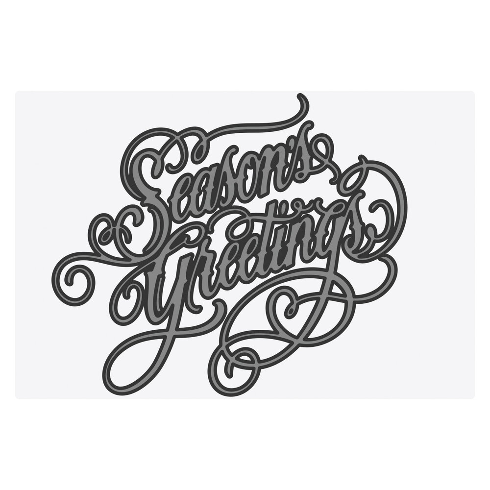 Sizzix Multilevel Texture Fades w/ A6 Embossing Folder Vault Seasons Greetings by Tim Holtz (667249) Sizzix Multilevel Texture Fades w/ A6 Embossing Folder Vault Seasons Greetings by Tim Holtz (667249)