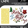 Sizzix 2D Texture Fades w/ Thinlits Die Vault Side-Order Merry + Bright (17+1pcs) by Tim Holtz (667248) Sizzix 2D Texture Fades w/ Thinlits Die Vault Side-Order Merry + Bright (17+1pcs) by Tim Holtz (667248)