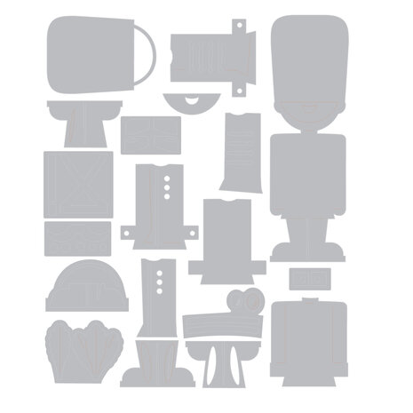 Sizzix Thinlits Die Harvey Colorize (19pcs) by Tim Holtz (666066) Sizzix Thinlits Die Harvey Colorize (19pcs) by Tim Holtz (666066)