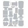 Sizzix Thinlits Die Harvey Colorize (19pcs) by Tim Holtz (666066) Sizzix Thinlits Die Harvey Colorize (19pcs) by Tim Holtz (666066)