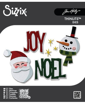 Sizzix Thinlits Die Vault Holiday Tidings (21pcs) by Tim Holtz (667262) Sizzix Thinlits Die Vault Holiday Tidings (21pcs) by Tim Holtz (667262)