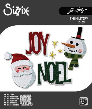 Sizzix Thinlits Die Vault Holiday Tidings (21pcs) by Tim Holtz (667262) Sizzix Thinlits Die Vault Holiday Tidings (21pcs) by Tim Holtz (667262)