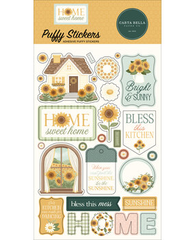 Carta Bella Home Sweet Home Puffy Stickers (CBHSH541066)