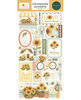 Carta Bella Home Sweet Home 6x13 Inch Chipboard Accents (CBHSH541021)