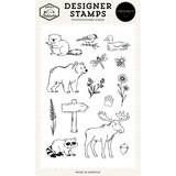 Carta Bella Great Outdoors Designer Stamp Set Animal Icons (CBOUT542045)