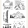 Carta Bella Great Outdoors Designer Stamp Set Made For The Mountains (CBOUT542044) Carta Bella Great Outdoors Designer Stamp Set Made For The Mountains (CBOUT542044)