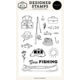 Carta Bella Great Outdoors Designer Stamp Set Fishing Icons (CBOUT542042)