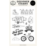 Carta Bella Great Outdoors Designer Stamp Set Sleep Under The Stars (CBOUT542040)