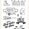 Carta Bella Great Outdoors Designer Stamp Set Sleep Under The Stars (CBOUT542040) Carta Bella Great Outdoors Designer Stamp Set Sleep Under The Stars (CBOUT542040)