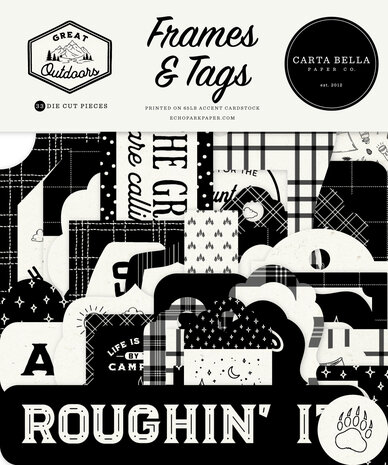 Carta Bella Great Outdoors Frames & Tags (CBOUT542025)