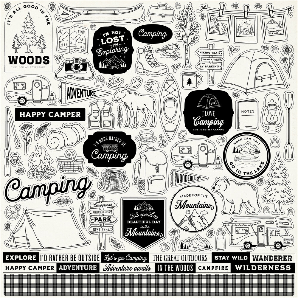 Carta Bella Great Outdoors Element Sticker (CBOUT542014)