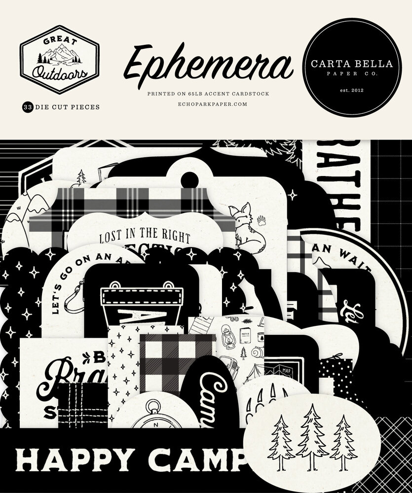Carta Bella Great Outdoors Ephemera (CBOUT542024)