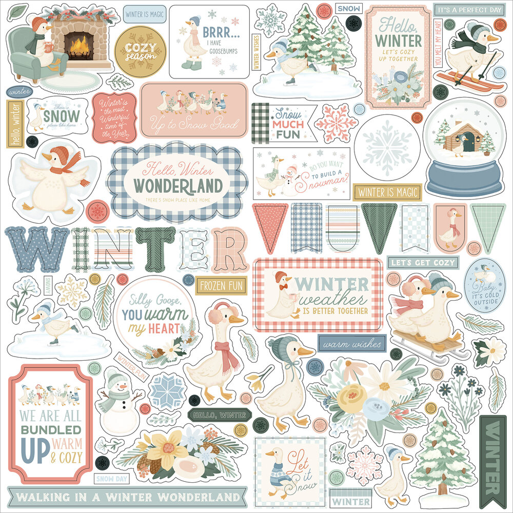 Carta Bella Silly Goose Winter Mega Bundle (CBSGW540050)