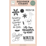 Carta Bella Silly Goose Winter Designer Stamp Set Frozen Fun (CBSGW540043)