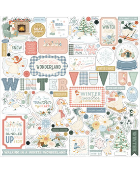 Carta Bella Silly Goose Winter Element Sticker (CBSGW540014)