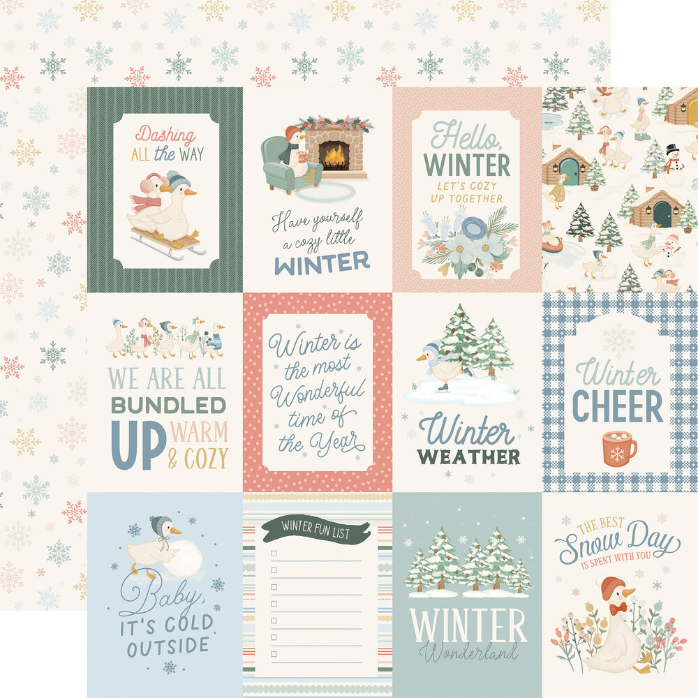 Carta Bella Silly Goose Winter 12x12 Inch Collection Kit (CBSGW540016) Carta Bella Silly Goose Winter 12x12 Inch Collection Kit (CBSGW540016)